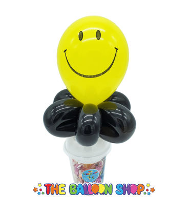 Picture of 5'' Smile Face - Balloon Candy Cup