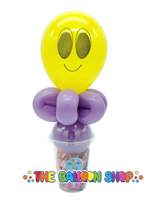 Picture of Google Eyes Topper  - Balloon Candy Cup