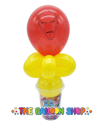 Picture of Iron Man Face  - Balloon Candy Cup