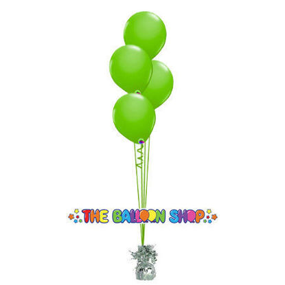 Picture of 11 Inch Helium Balloon Bouquet of 4