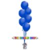 Picture of 11 Inch Helium Balloon Bouquet of 6