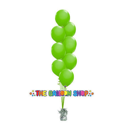 Picture of 11 Inch Helium Balloon Bouquet of 8