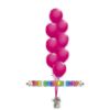 Picture of 11 Inch Helium Balloon Bouquet of 8