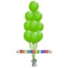 Picture of 11 Inch Helium Balloon Bouquet of 9
