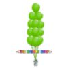 Picture of 11 Inch Helium Balloon Bouquet of 12