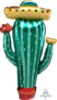 Picture of 38"  Fiesta Cactus Foil Balloon  (helium-filled)