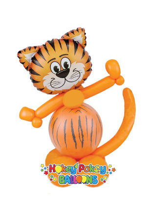 Picture of Mini Tickled Tiger - Balloon Centerpiece