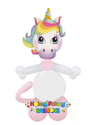 Picture of Mini Magical Unicorn - Balloon Centerpiece