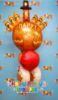 Picture of 38" Thanksgiving Pilgrim Turkey Foil Balloon  (helium-filled)