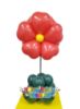 Picture of Heart Flower Topiary -  Balloon Centerpiece  (air inflated)