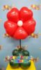 Picture of Heart Flower Topiary -  Balloon Centerpiece  (air inflated)