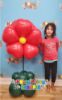 Picture of Heart Flower Topiary -  Balloon Centerpiece  (air inflated)