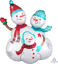 Picture of 31"  Snow Family Foil Balloon (helium-filled)
