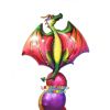 Picture of 45" Mythical Dragon Jumbo Foil Balloon (helium-filled)