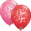 Picture of I love You! Valentine's Balloon Bouquet of 5