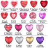 Picture of Double Hearts Valentine's Balloon Bouquet of 5