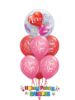 Picture of I love You with Topper Balloon Bouquet of 7