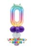 Picture of Custom Rainbow Number - Balloon Candy Cup