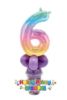 Picture of Custom Rainbow Number - Balloon Candy Cup