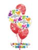 Picture of Mix & Match Red Hearts Mother's Day Balloon Bouquet of 5