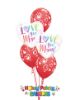 Picture of Mix & Match Red Hearts Mother's Day Balloon Bouquet of 5