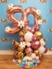 Picture of Balloon Number Arrangement with flowers
