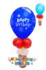 Picture of 11'' Birthday Sparkle Blue - Balloon Candy Cup