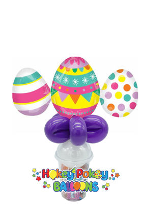 Picture of Easter Eggs Trio - Balloon Candy Cup