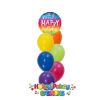 Picture of Hip Hip Hooray Birthday Balloon Bouquet of 7