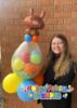 Picture of Easter Hunt - Stuffed Balloon Gift with a Foil Topper Balloon