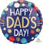 Picture of 18'' Happy Dad's Day Foil Balloon (helium-filled)