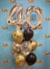 Picture of 26'' Silver Number 4 - Foil Balloon (helium-filled)