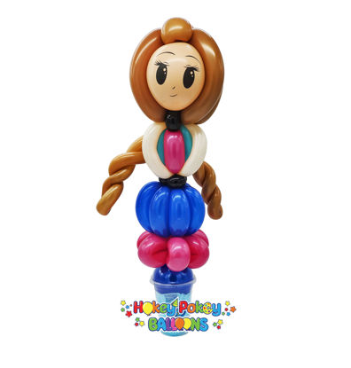 Picture of Deluxe Princess with Braids - Balloon Candy Cup