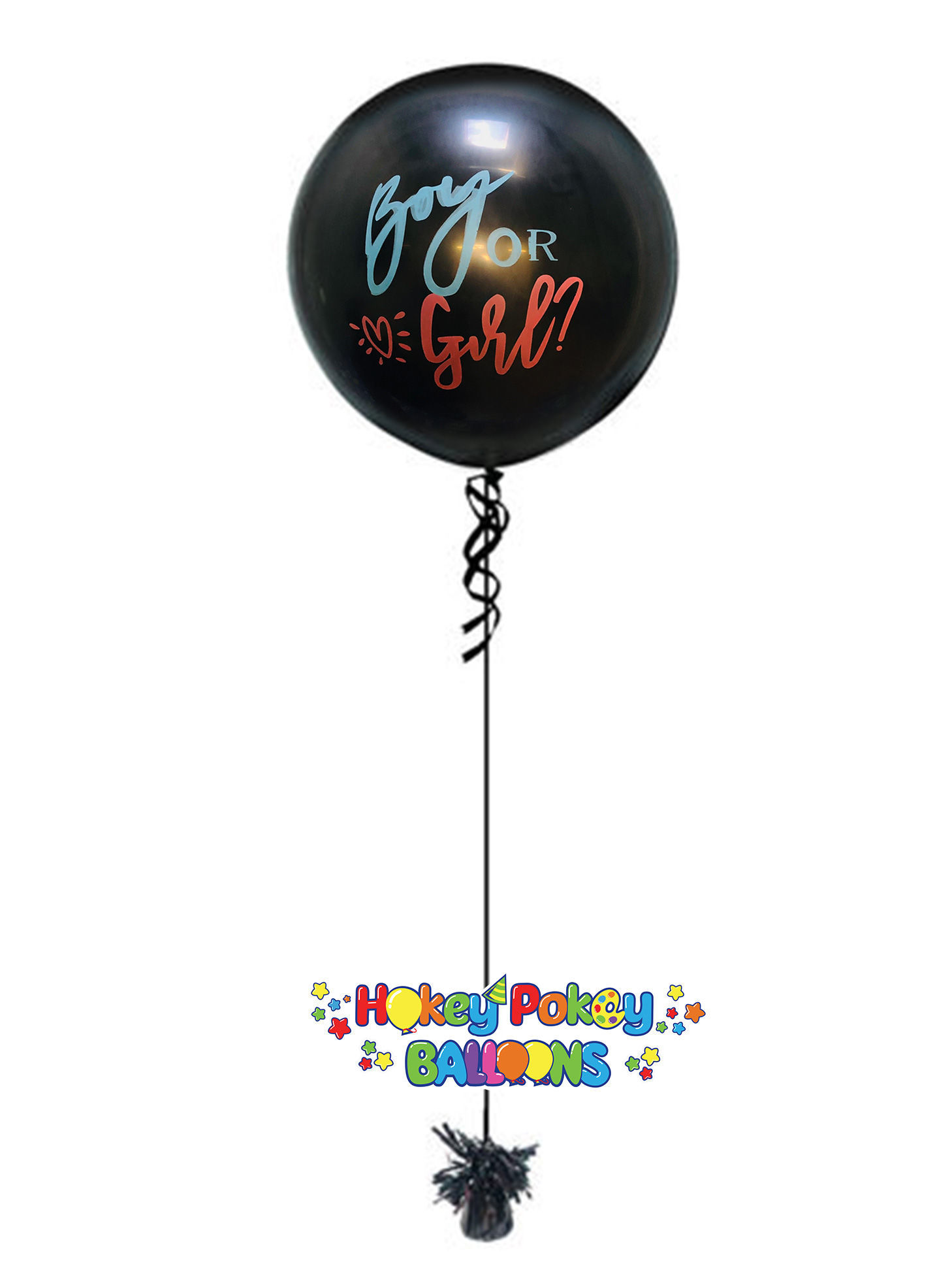 Picture of Boy or Girl Gender Reveal GiantBalloon (helium-filled)
