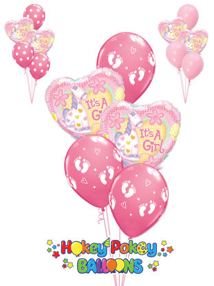 Picture of It's A Girl -  Soft Pony Balloon Bouquet