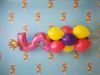 Picture of Balloon Bouquet with foil Number and Crown