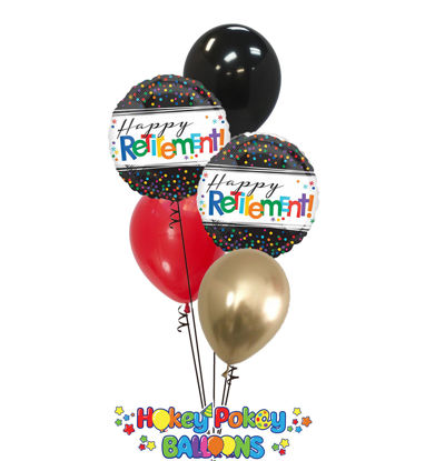Picture of Happy Retirement - Balloon Bouquet (5 pc)