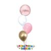 Picture of Blush Birthday  - Balloon Bouquet of 4
