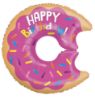 Picture of 28" Birthday Donut - Foil Balloon  (helium-filled)
