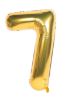 Picture of 34'' Foil Balloon Number 7 - Gold (helium-filled)