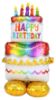Picture of 53'' Birthday Cake AirLoonz Balloon (air-filled)