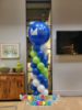 Picture of Balloon Column with Topper (up to 4 colors)  - 7 ft 
