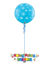 Picture of Snowflakes & Sparkles 3FT  Giant Balloon (helium-filled)