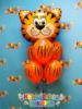 Picture of 30'' Tickled Tiger Foil Balloon  (helium-filled)