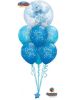 Picture of Baby Boy Teddy Bear Balloon Bouquet (7pc)