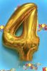 Picture of 26'' Gold Number 4 - Foil Balloon (helium-filled)