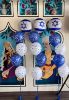 Picture of Israeli Flag and Star of David -  Balloon Bouquet (5 pc)