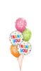Picture of Standard Thank you - Balloon Bouquet of 5  (Random colors)