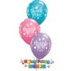 Picture of 11'' Thank you - Festive Balloon Bouquet (up to 13 balloons)