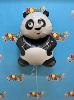 Picture of 34" Jumbo Big Panda Bear Foil Balloon  (helium-filled) 